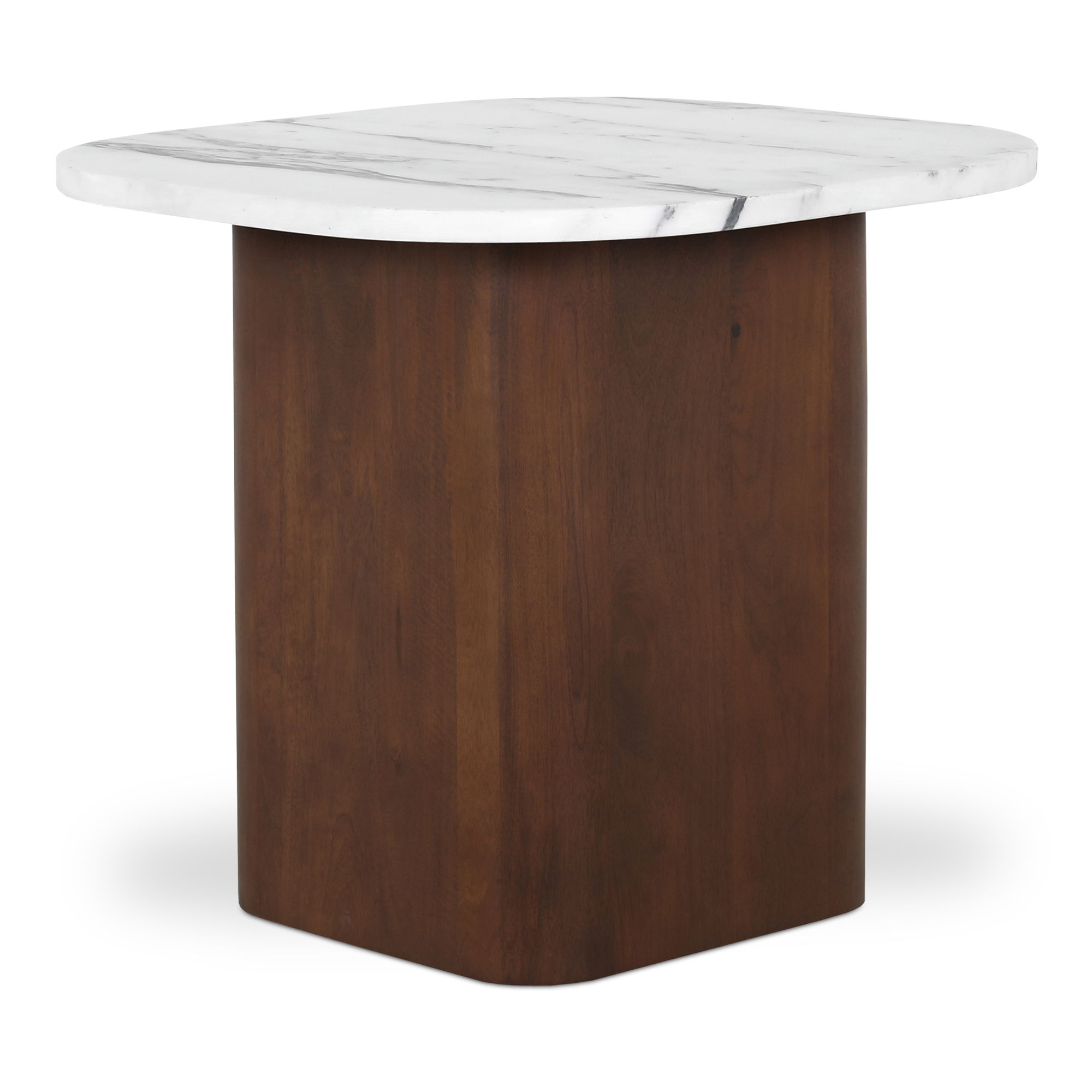 Dash Accent Table White Calacatta Marble large image 