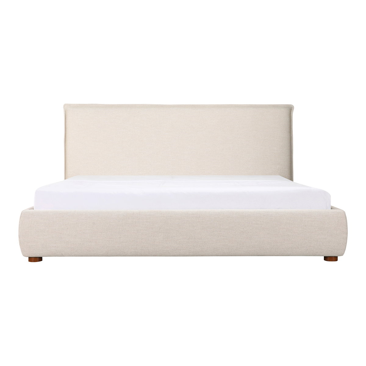 Luzon King Bed Wheat, by Moe's Home, 85.5" width x 45.5" height x 88.5" depth View 7