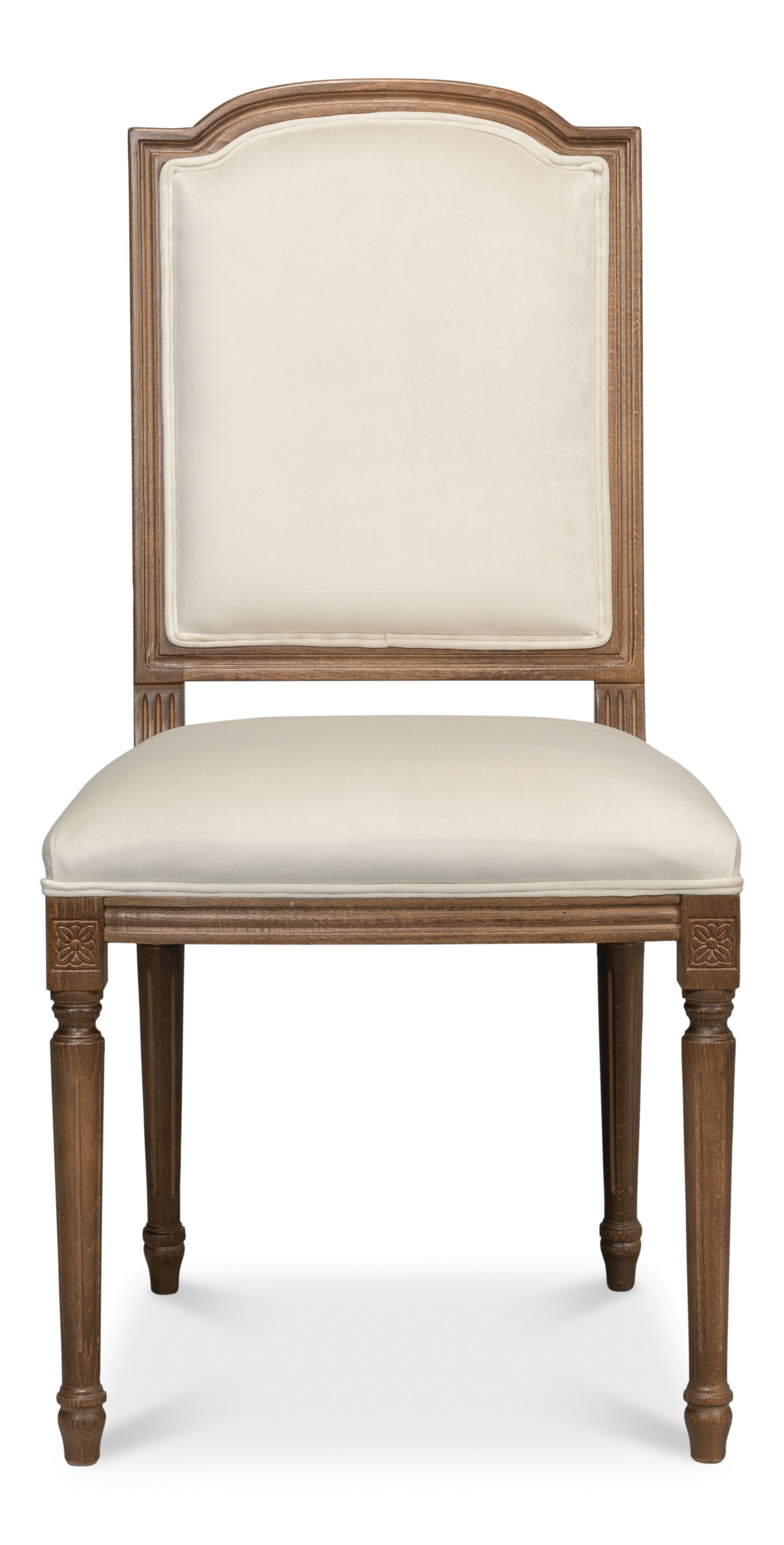 Louis Xvi Squared Side Chair,Driftwood large image 