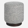 Avila Tweed Round Ottoman thumbnail 0