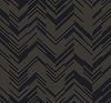 Polished Chevron Black & Gold Wallpaper thumbnail 0