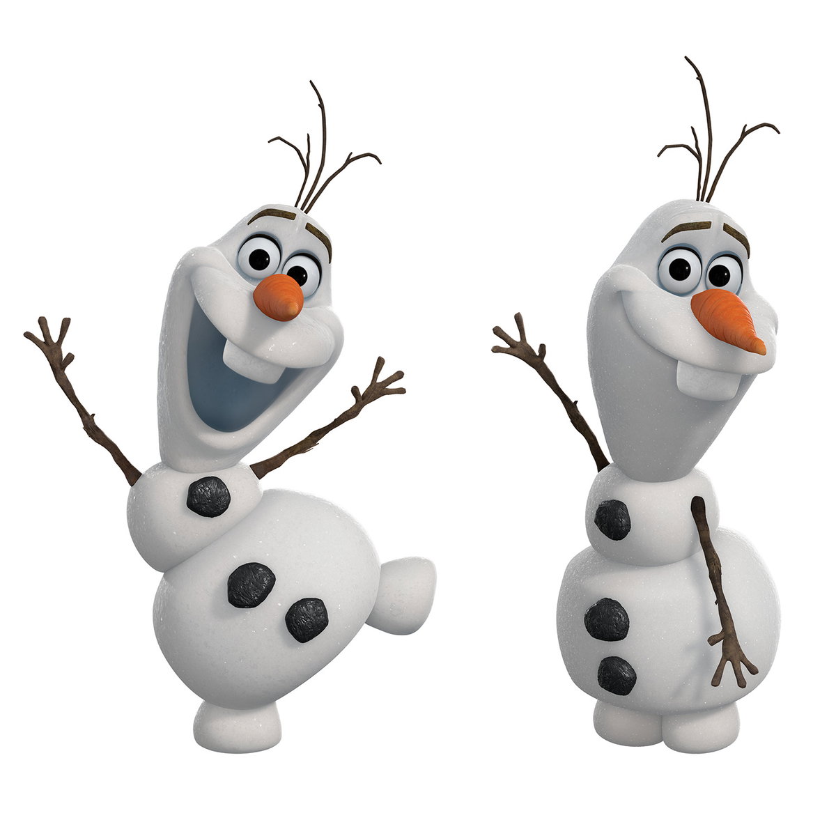 Frozen Olaf The Snow Man Wall Decals, by York Wall, 3'3.6" length x 9" width x 0.02" depth