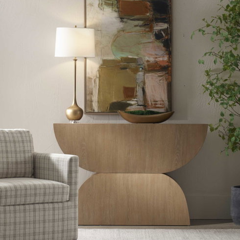 Ciano Modern Wood Console Table