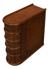 Barnes Leather Book Side Table, by Sarreid, 2' length x 10" width x 2' height thumbnail 8