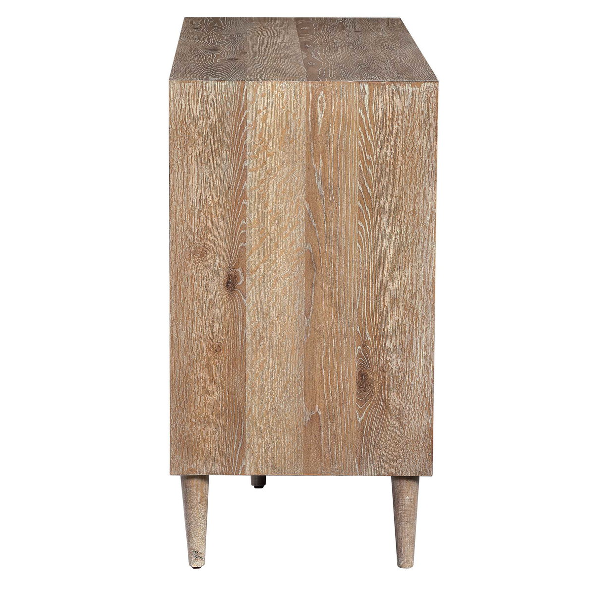 Dani 4 Door White Cabinet, Cabinets & Chest by Uttermost, 48" width x 34.12" height x 18" depth View 6