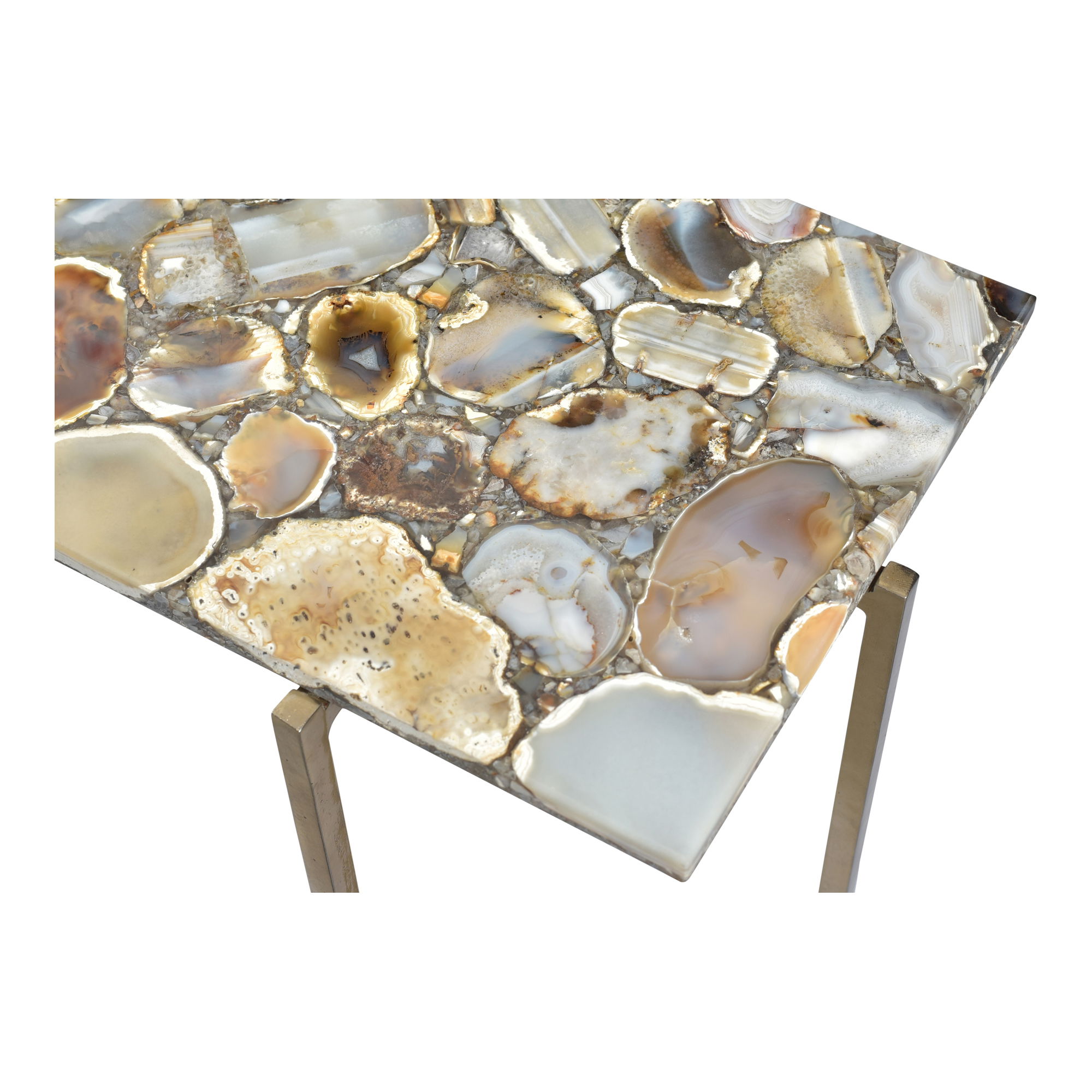 Agate Console Table Multi Color large image 