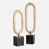 Oval Sculptures Fusion Set/2, Figurines & Statue by Uttermost, 6.25" width x 22.25" height x 4" depth thumbnail 1
