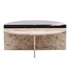 Harrington Coffee Table Set of 2 Black Cream thumbnail 1