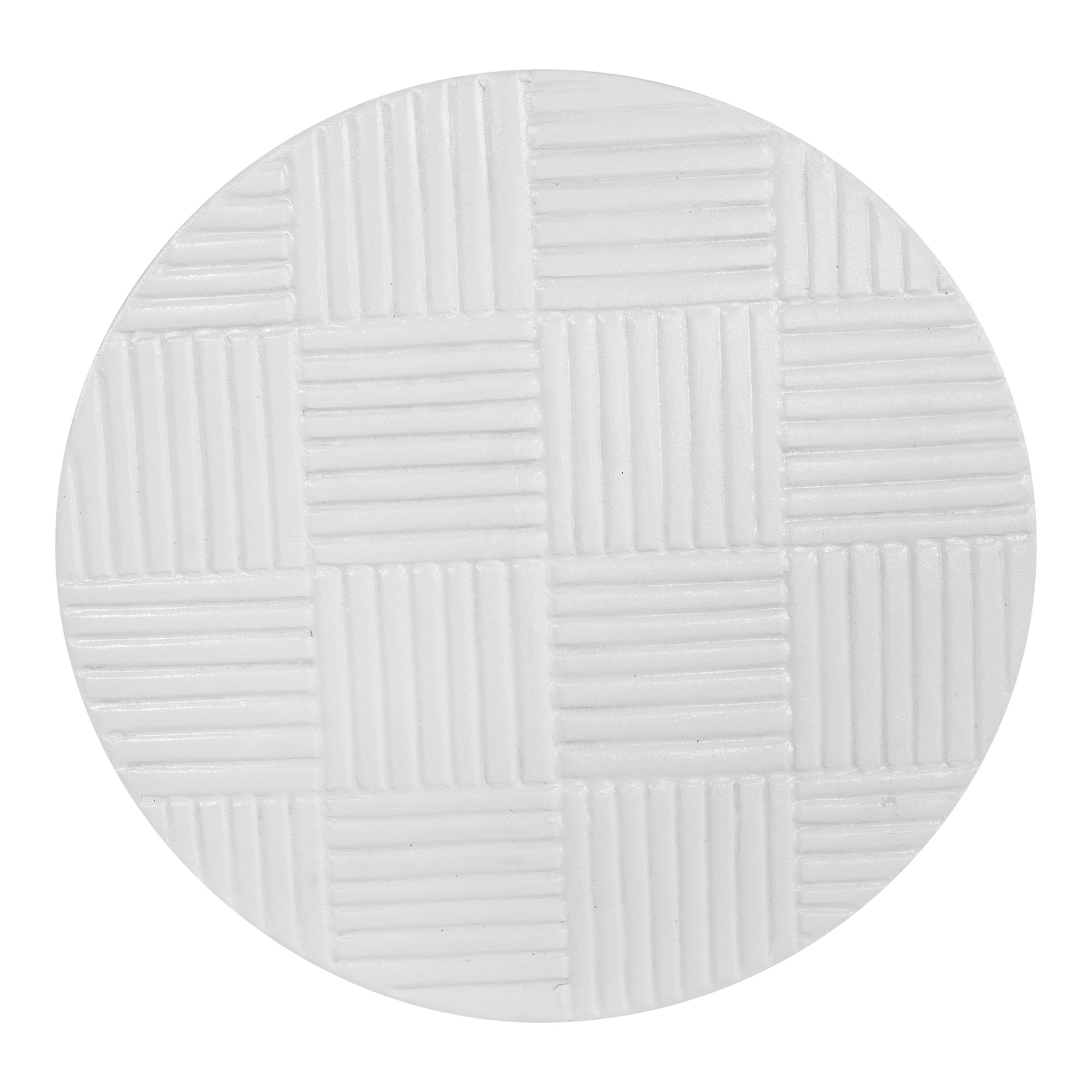 Foundation Outdoor Accent Table White, Side & End Table by Moe's Home, 13.25" width x 19.75" height x 13.25" depth View 5