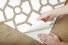 Hedgerow Trellis Taupe & Gold Peel & Stick Wallpaper thumbnail 6