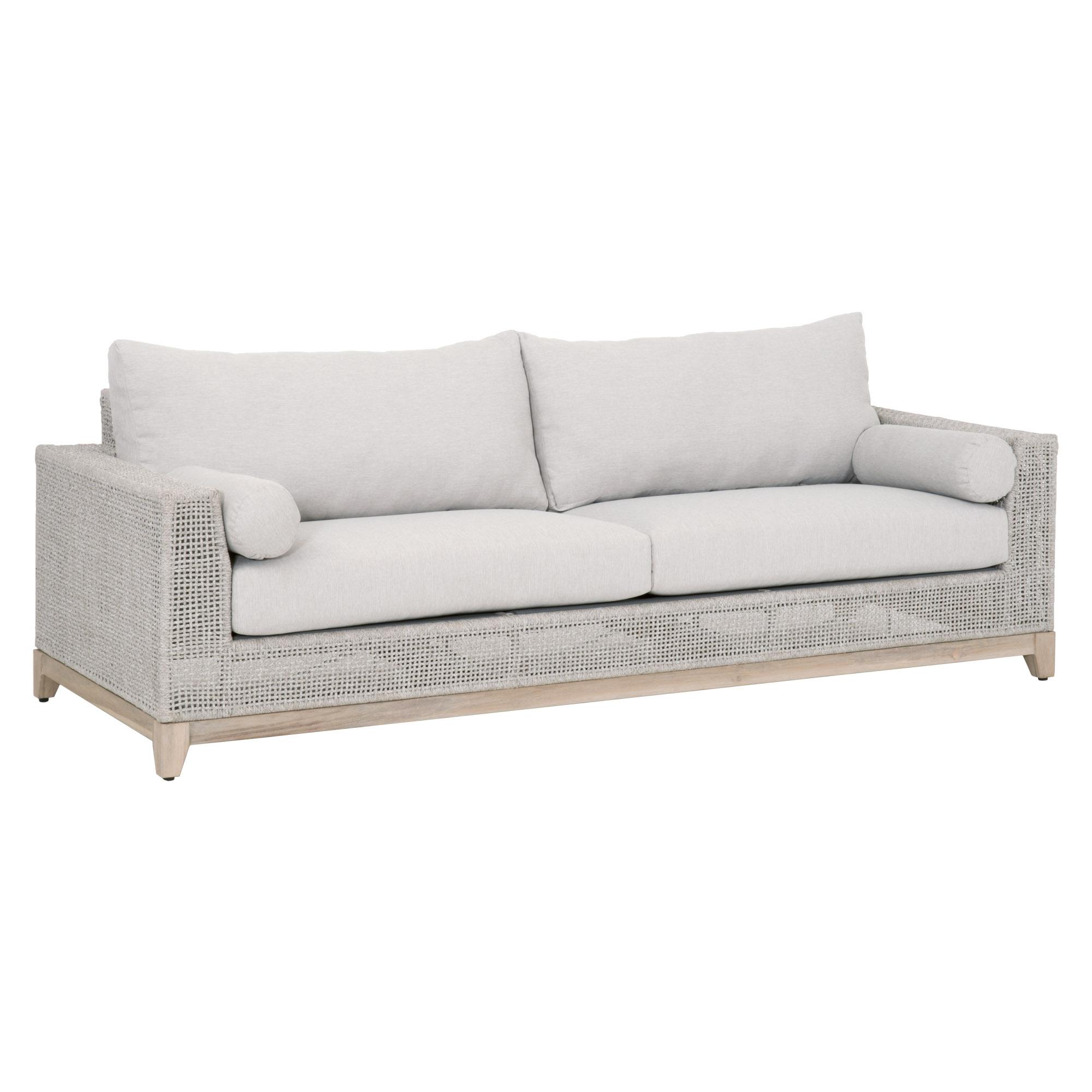 Tropez Outdoor 90' Sofa, Seating by Essentials for Living, 90" width x 28.75" height x 35" depth View 2