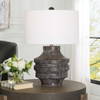 Timber Carved Wood Table Lamp, by Uttermost, 17" width x 24" height x 17" depth thumbnail 2