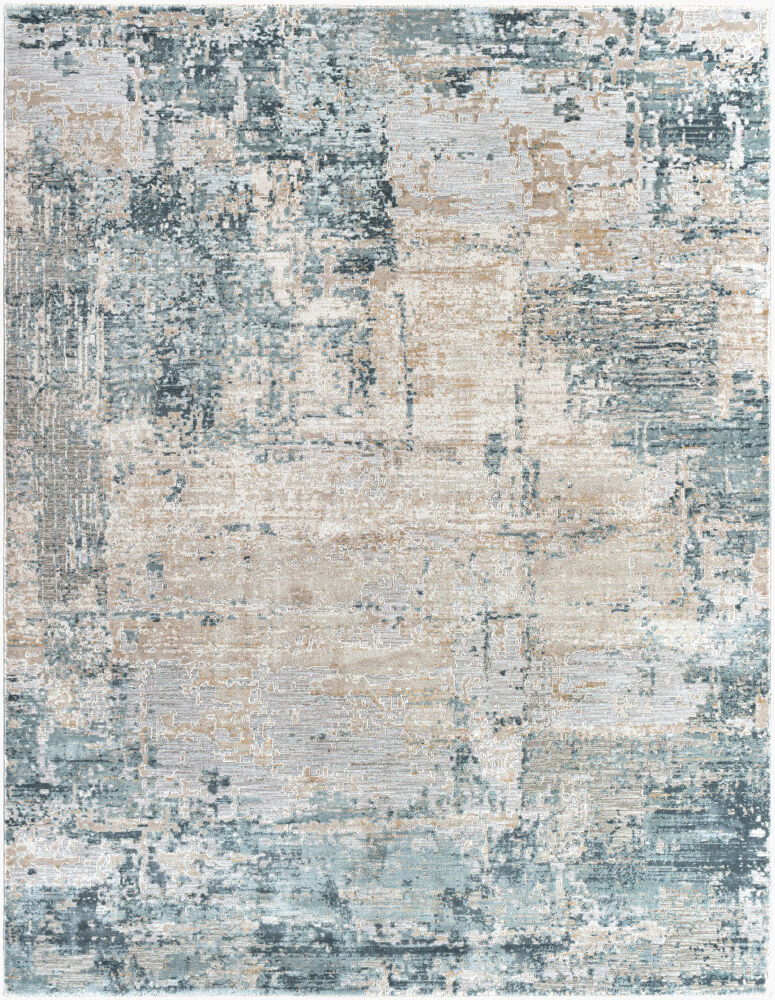 Brunswick Machine Woven Rug, by Surya, 10'2.05" length x 7'10.49" width