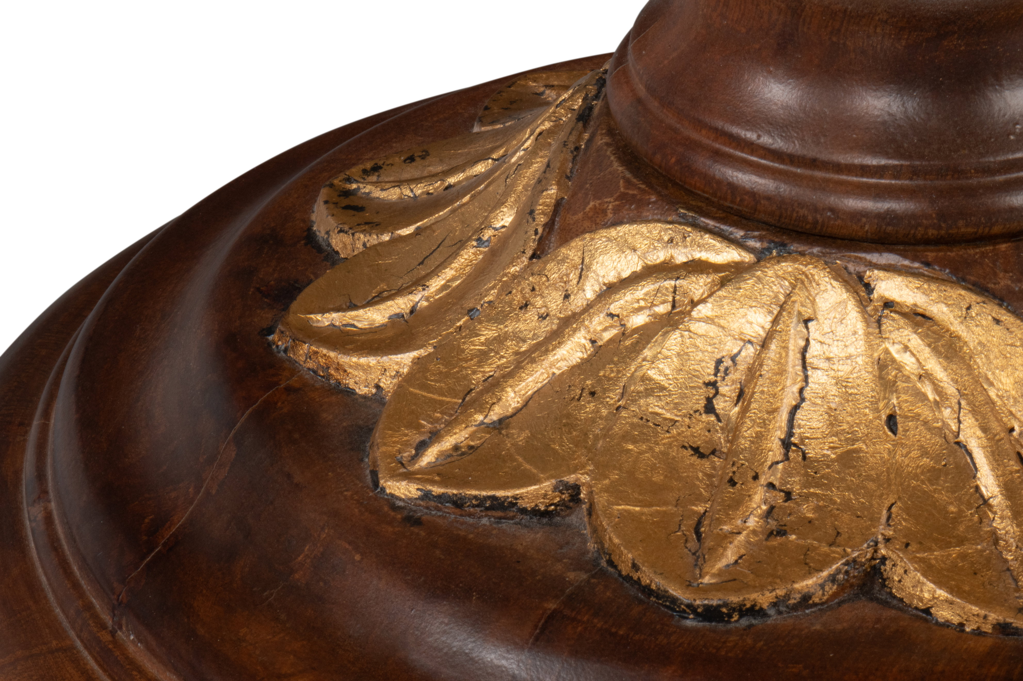 Elizabeth Carved End Table, Side & End Table by Sarreid, 28" length x 28" width x 28" height View 5