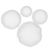 Lucky Coins White Metal Wall Bowls Set/4 thumbnail 0