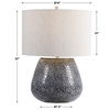 Pebbles Metallic Gray Table Lamp thumbnail 2