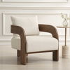 Rowan Ivory Accent Chair, Furniture by Uttermost, 27" width x 31" height x 30" depth thumbnail 4