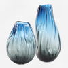 Midnight Horizon Vases Set/2, Decorative by Uttermost, 7" width x 14.5" height x 7" depth thumbnail 1