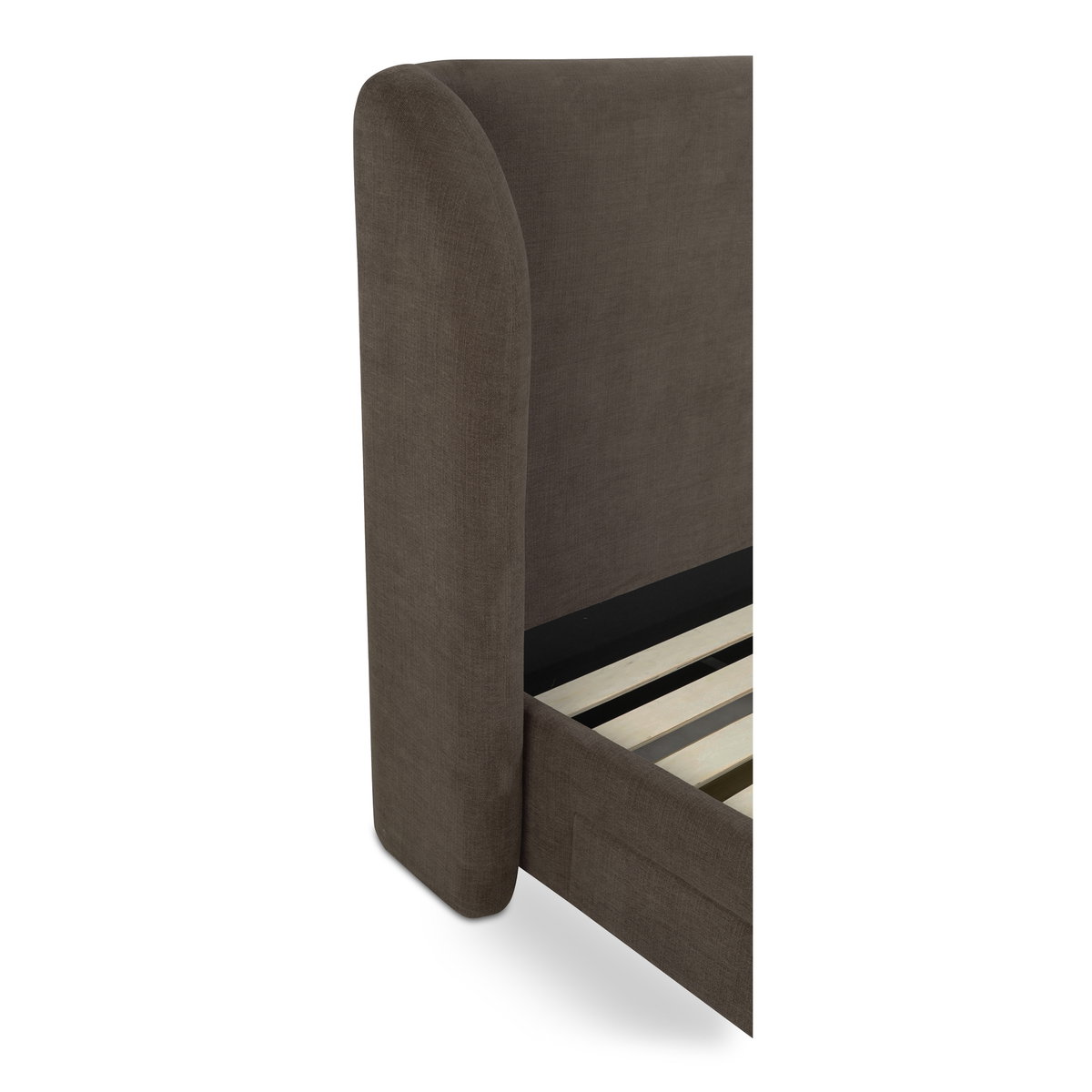 Sophia Queen Storage Bed Brown, by Moe's Home, 6'4" width x 4'7" height x 7'7" depth View 10