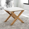 St. Tropez Rattan Small Bench, Furniture by Uttermost, 19.5" width x 18.75" height x 15.75" depth thumbnail 2
