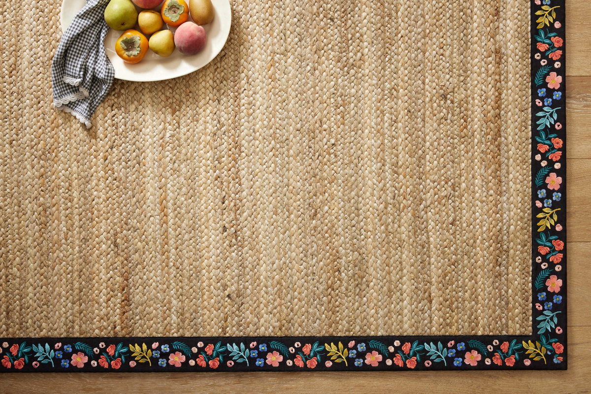 Rifle Paper Co. x Loloi Costa Rug, 1'6" length x 1'6" width View 3