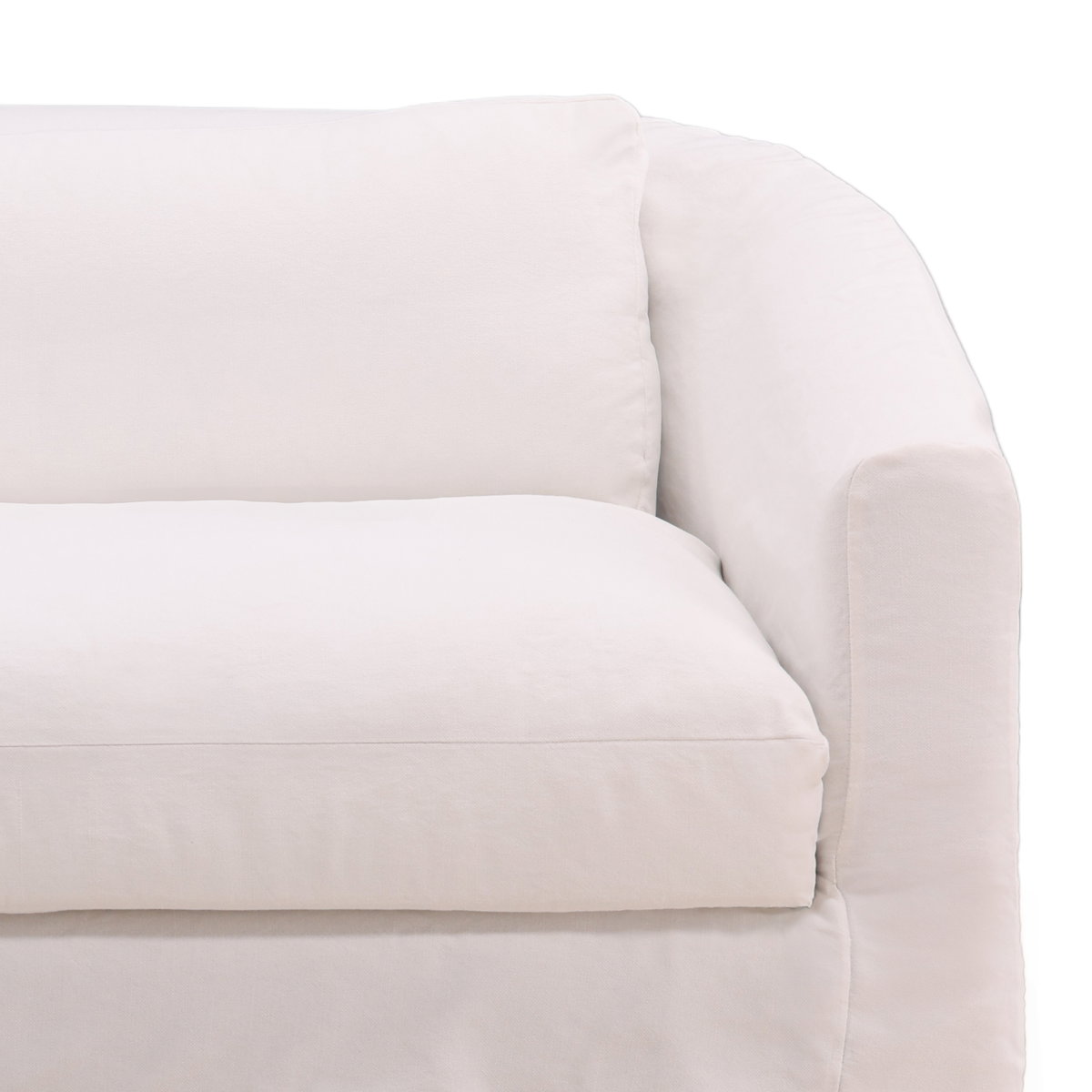 Violeta Sofa Frame, Sofas & Sectional by Dovetail, 99.75" width x 29.7" height x 40.75" depth View 6
