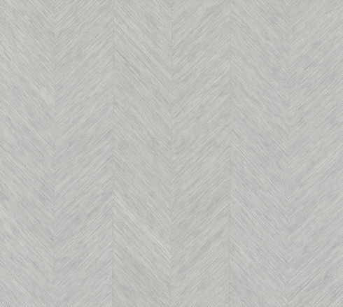 Chevron Grey Metallic Wallpaper