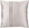Solid Pleated Accent Pillow Poly, Decorative Pillow by Surya, 22" length x 22" width thumbnail