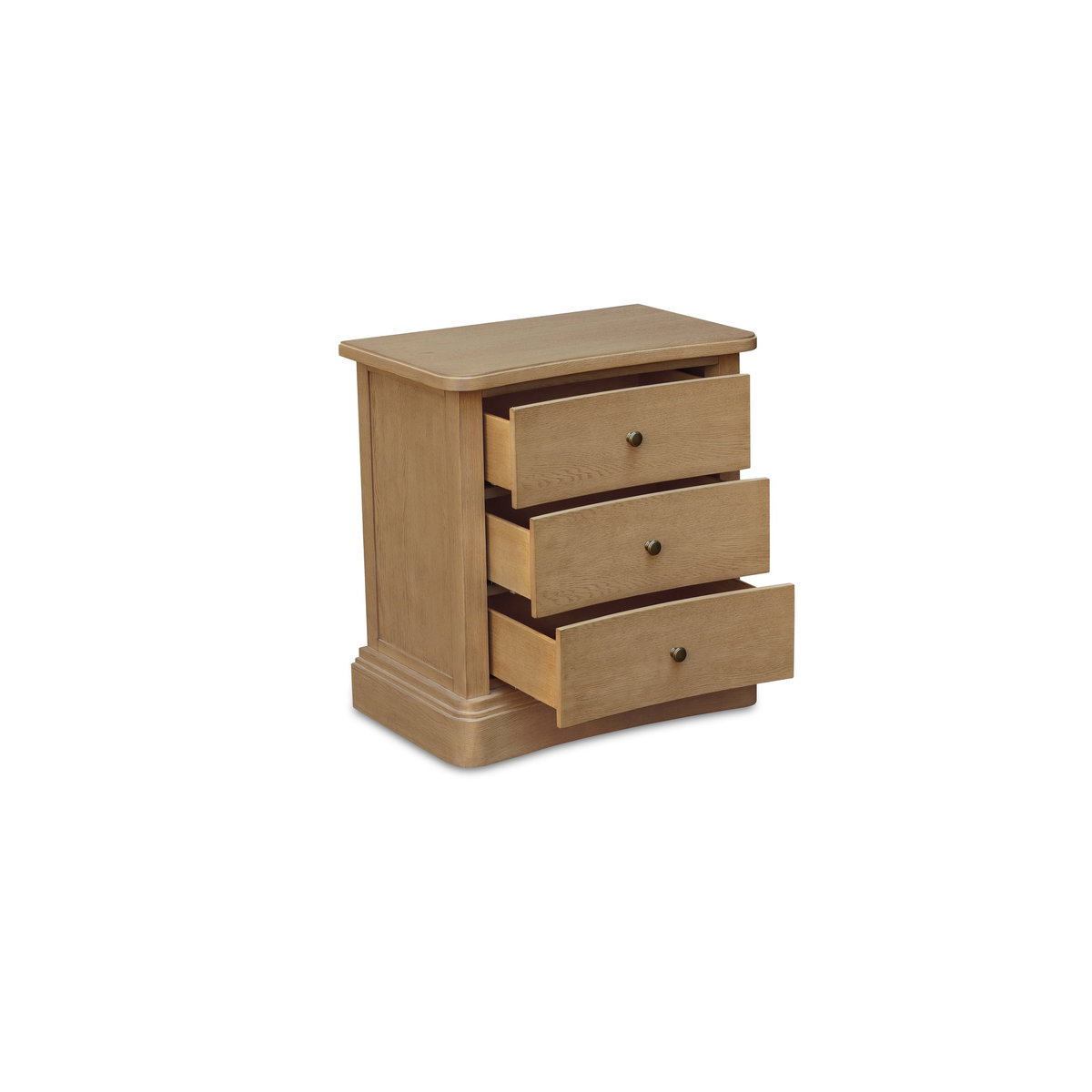 Clarence Nightstand Natural, by Moe's Home, 28" width x 30" height x 18" depth View 2