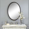 Sherise Bronze Oval Mirror, by Uttermost, 22" width x 32" height x 1.75" depth thumbnail 2