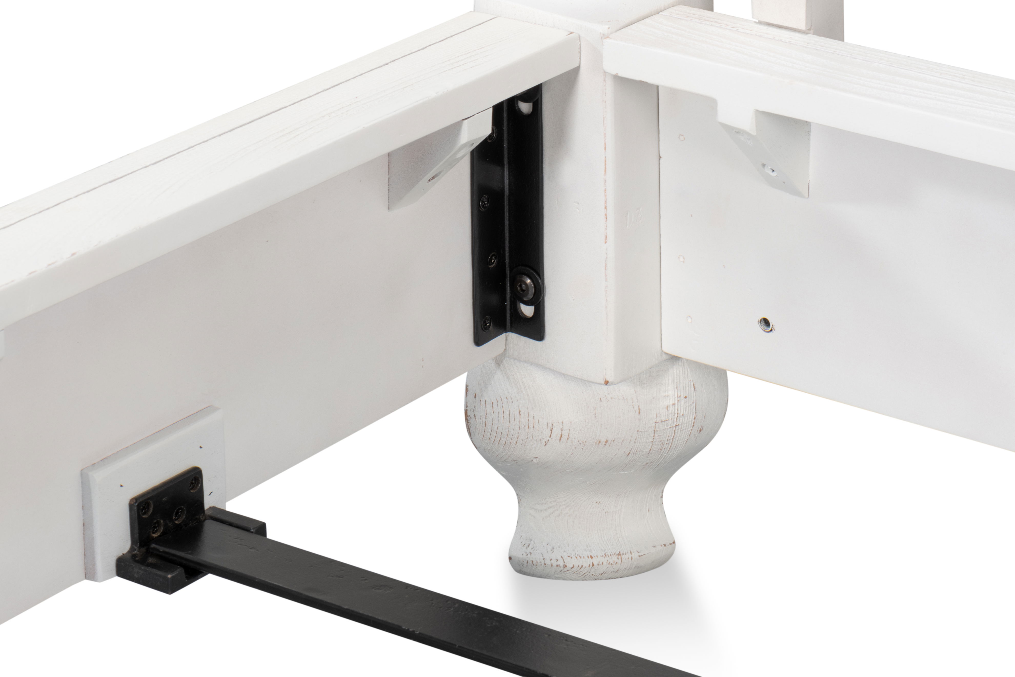 Madeline Bungalow Bed King Bungalow Wht large image 