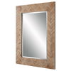 Demetria Wooden Mirror, Small thumbnail 4