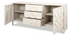 Becket Sideboard, Antique White, Cabinets & Sideboard by Sarreid, 74" length x 20" width x 33" height thumbnail 9