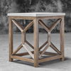 Catali Stone End Table, Side & End Table by Uttermost, 22" width x 26" height x 22" depth thumbnail 7