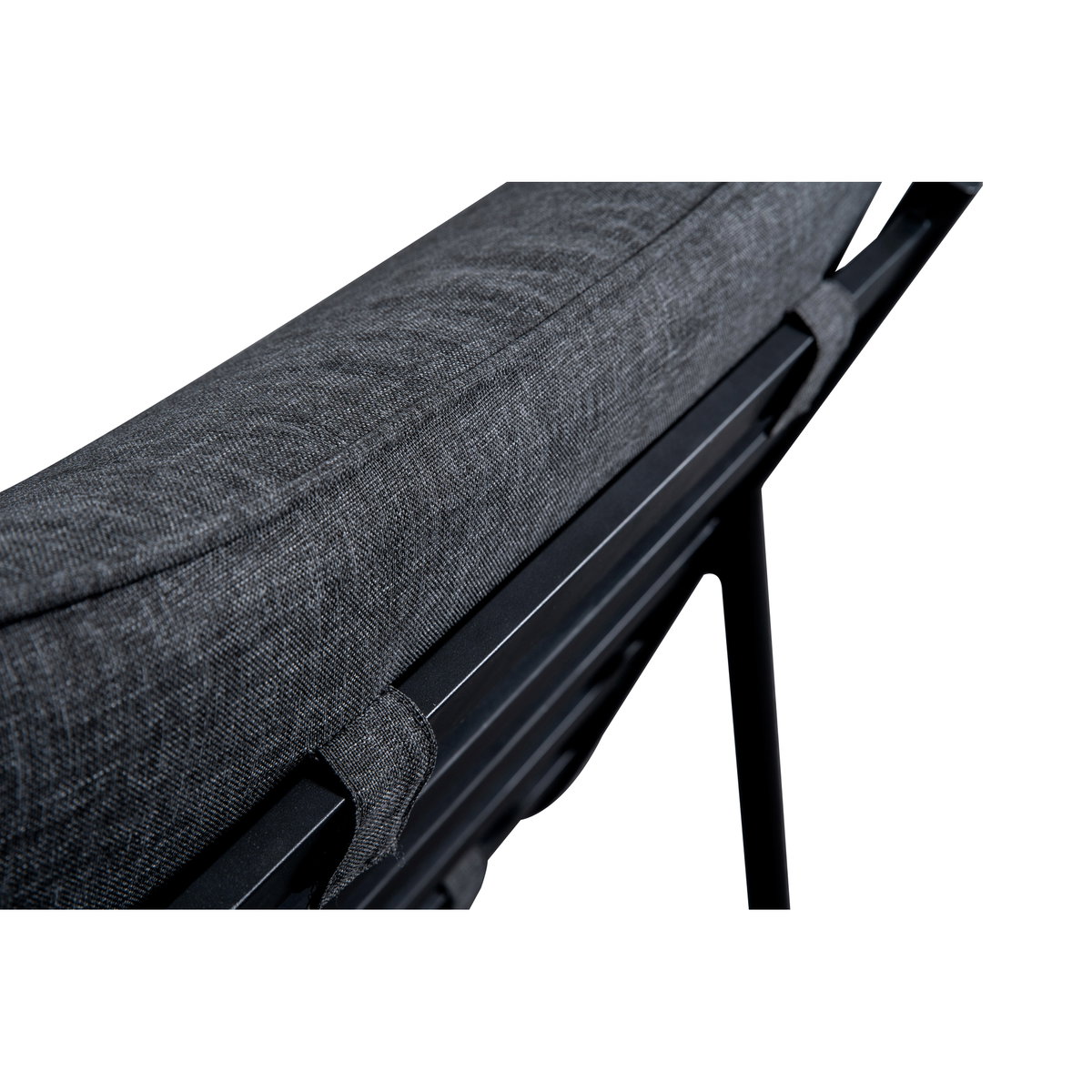 Morgan Outdoor Accent Chair Speckled Charcoal, Outdoor Chair by Moe's Home, 2'6.3" width x 2'5.1" height x 2'10.6" depth View 5