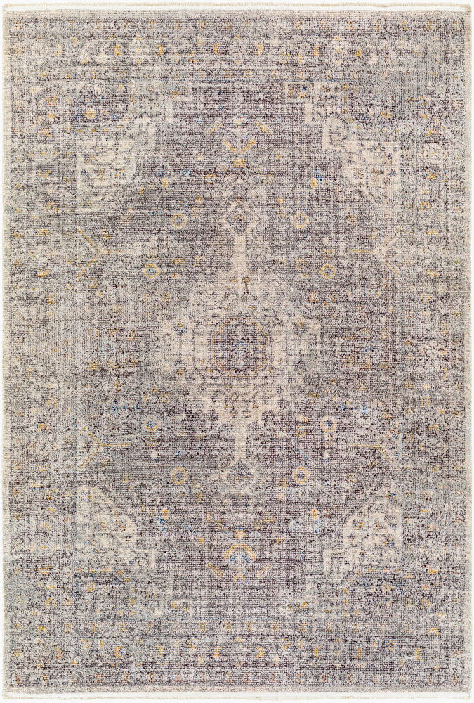 Subtle Machine Woven Rug, by Surya, 6'11.86" length x 5'2.99" width