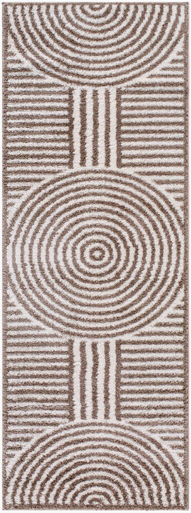 Fossay Shag Machine Woven Rug, by Surya, 7'2.61" length x 2'7.5" width