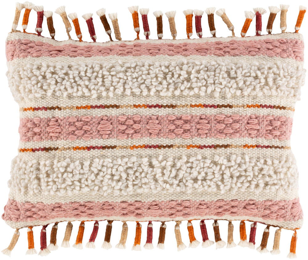 Amaretta Lumbar Pillow, Decorative Pillow by Surya, 14" length x 22" width