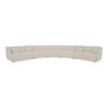 Fraser 5 Piece Modular Sectional Off White, Sectional Sofa by Moe's Home, 224" width x 31.5" height x 34.29" depth thumbnail 1