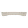 Fraser 5 Piece Modular Sectional White thumbnail 0