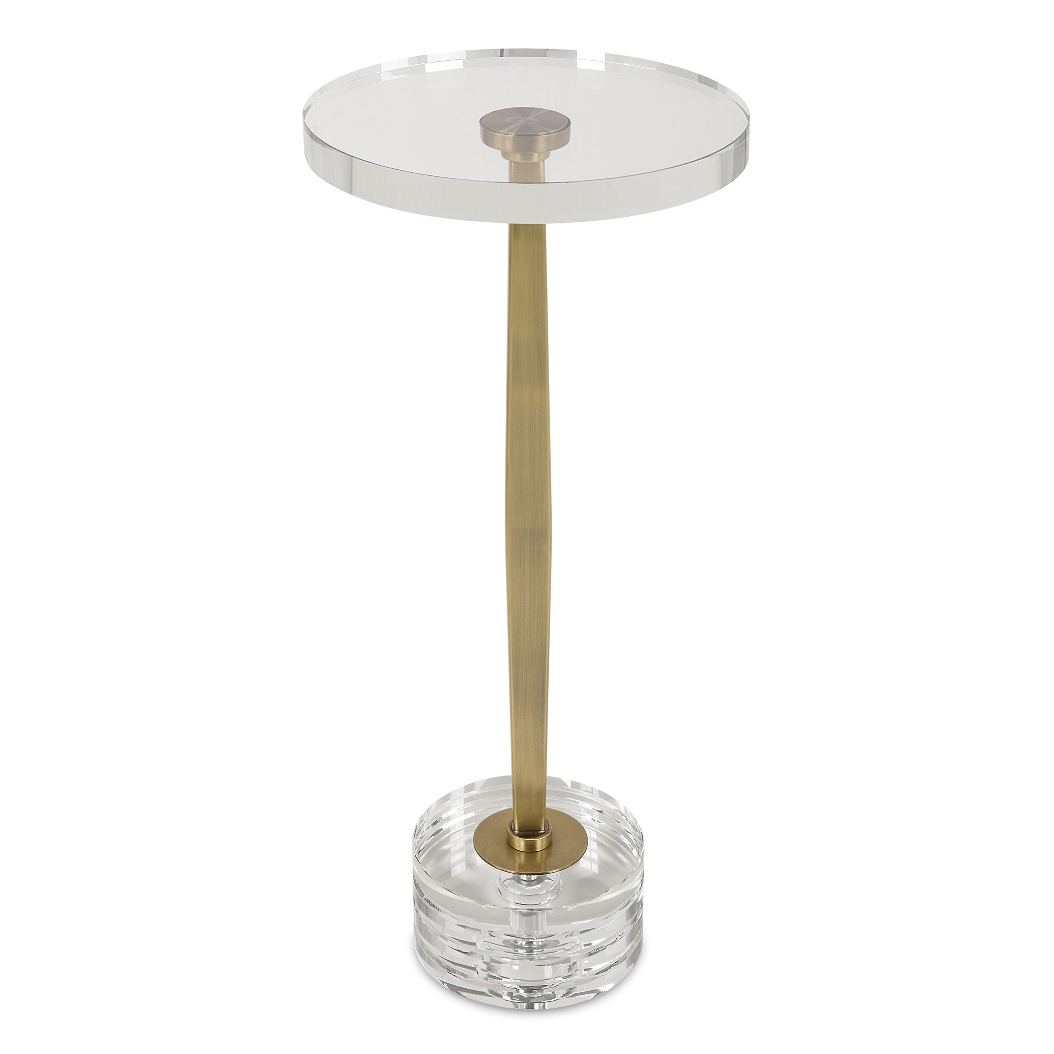 Groove Crystal Drink Table large image 