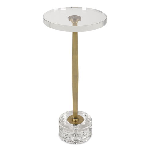 Groove Crystal Drink Table