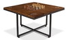 Low Game Table With Four Stools, by Sarreid, 3' length x 3' width x 1'10" height thumbnail 3