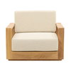 Darlene Outdoor Sofa Chair Sand, Accent Chair by Dovetail, 39.37" width x 32" height x 33.5" depth thumbnail 2