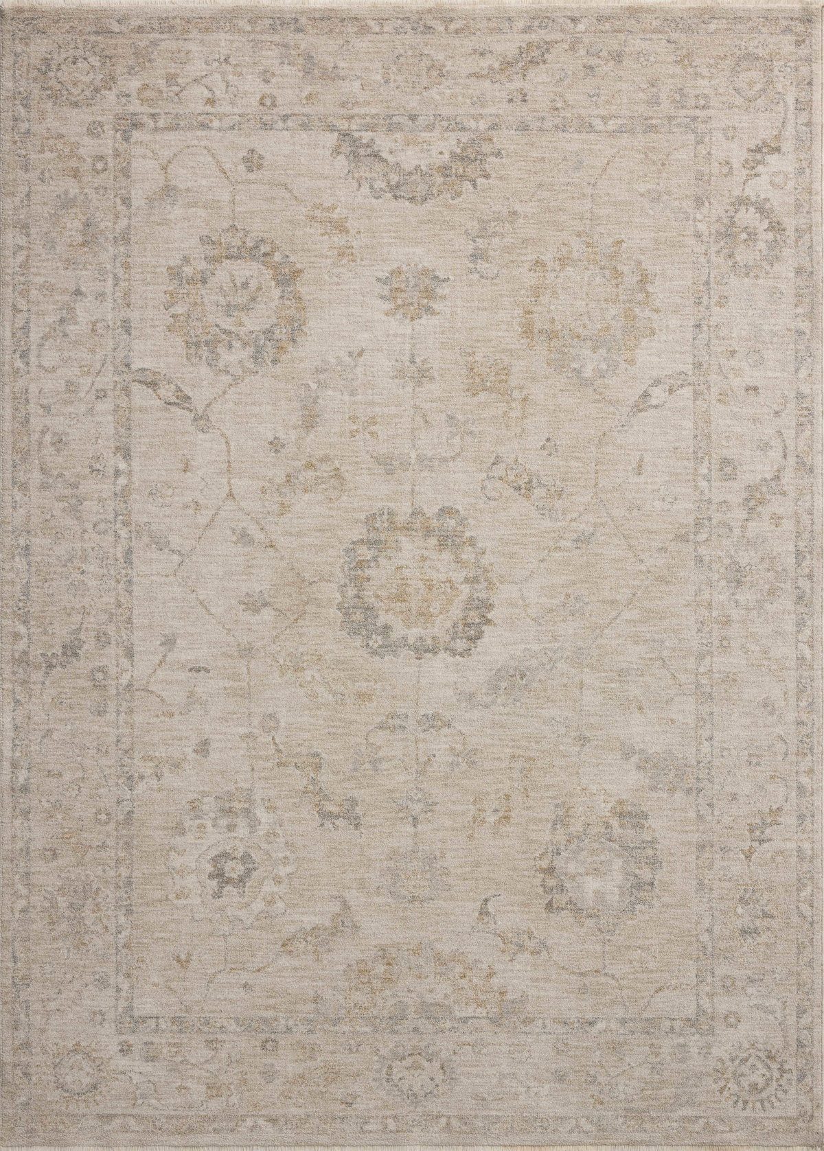 Chris Loves Julia x Loloi Louisa Rug, 7'10" length x 7'10" width View 1