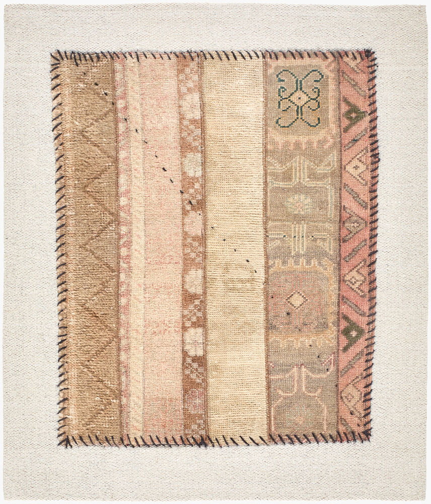 Antique One of a Kind Handmade Rug, by Surya, 4'7.12" length x 3'5.34" width