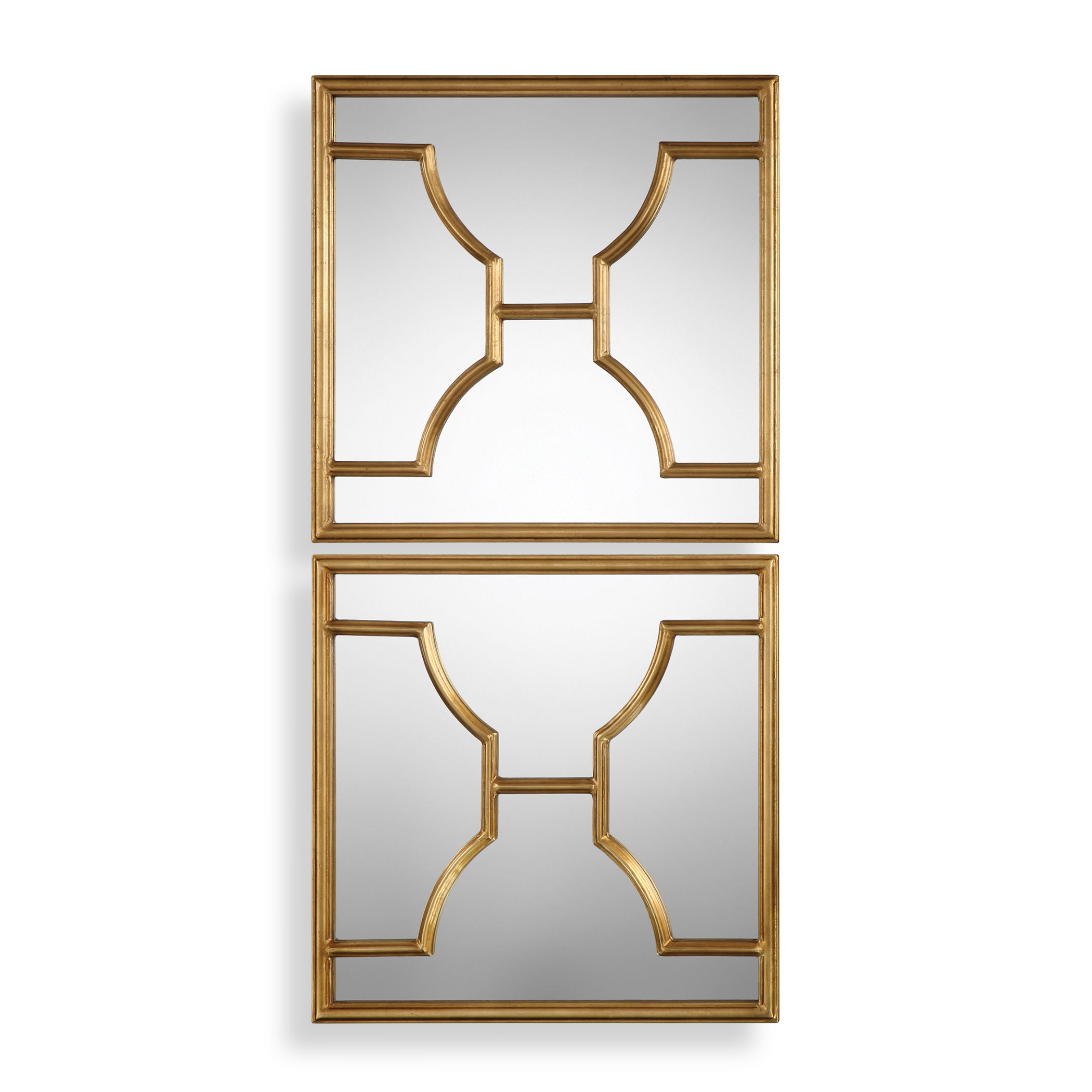 Misa Gold Square Mirrors S/2 large image 