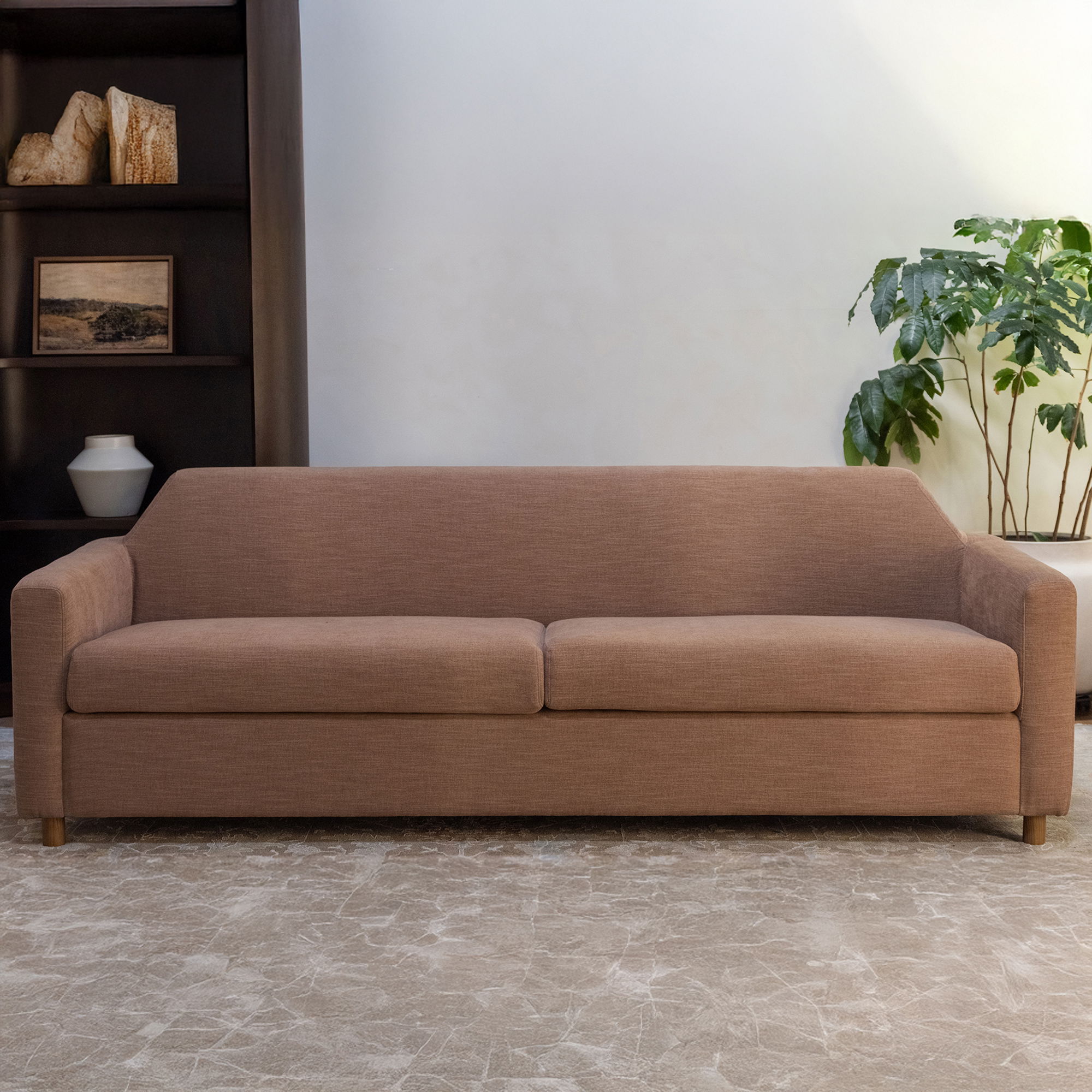 Finch Sofa Washed Pink, Sofas & Sectional by Moe's Home, 92" width x 31" height x 33" depth View 11