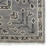Ginerva Floral Hand Knotted Wool Gray Area Rug thumbnail 3