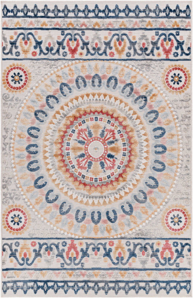 Cabo Machine Woven Rug, by Surya, 3'9.28" length x 2'1.59" width